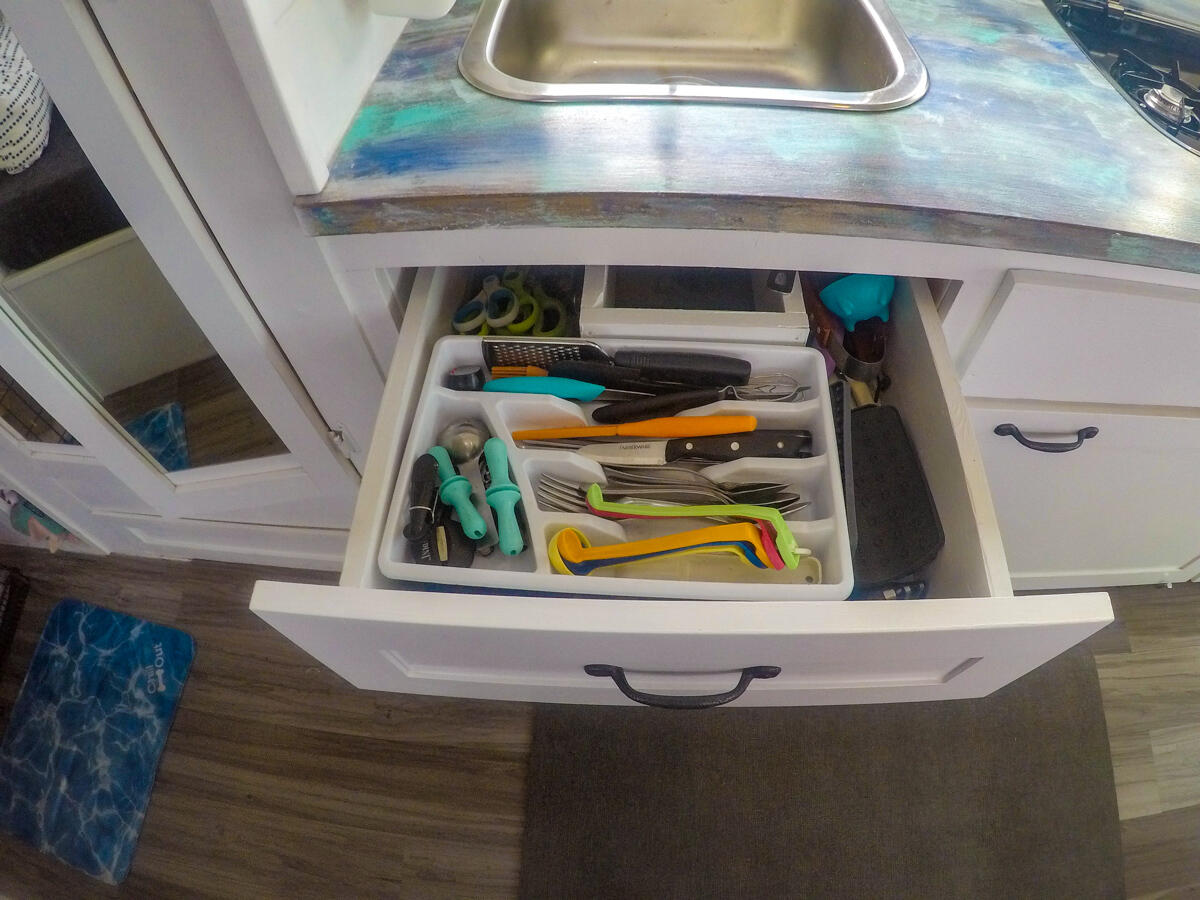 Custom U-Shaped Drawer