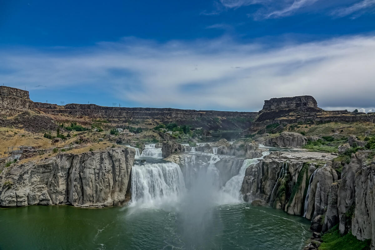 shoshone falls, waterfalls, twin falls, idaho