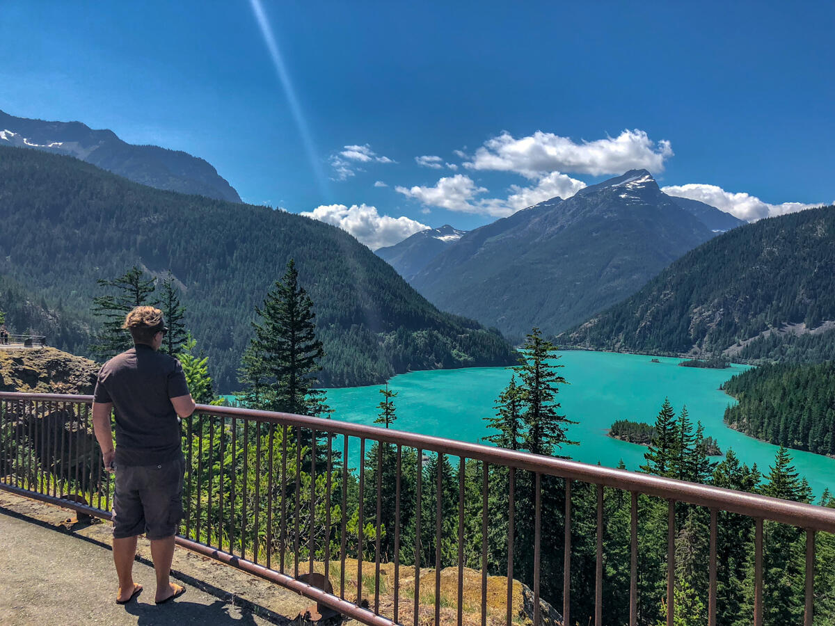 diablo lake, north cascades national park, scenic viewpoint, turquoise water, glacier lake, beautiful places