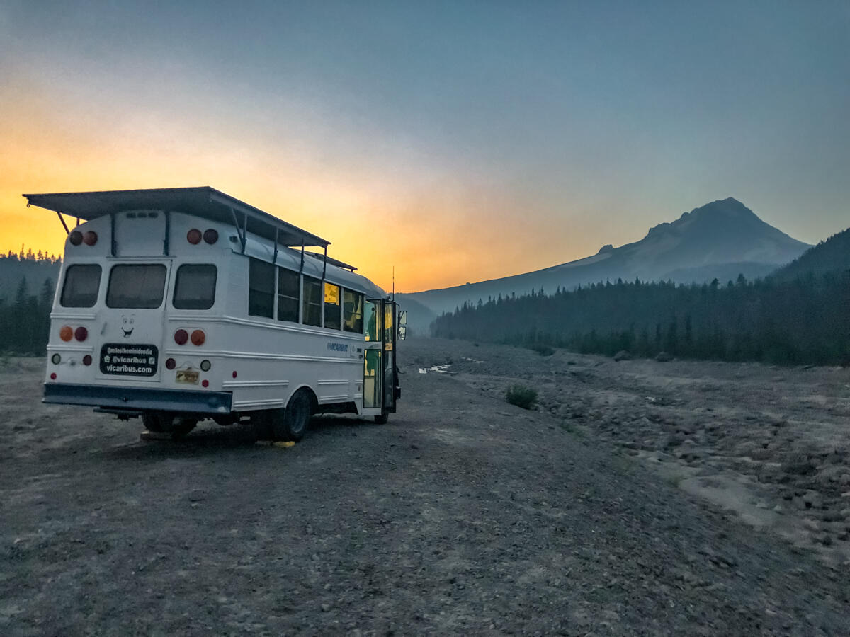 Our spot at the White River West Sno Park