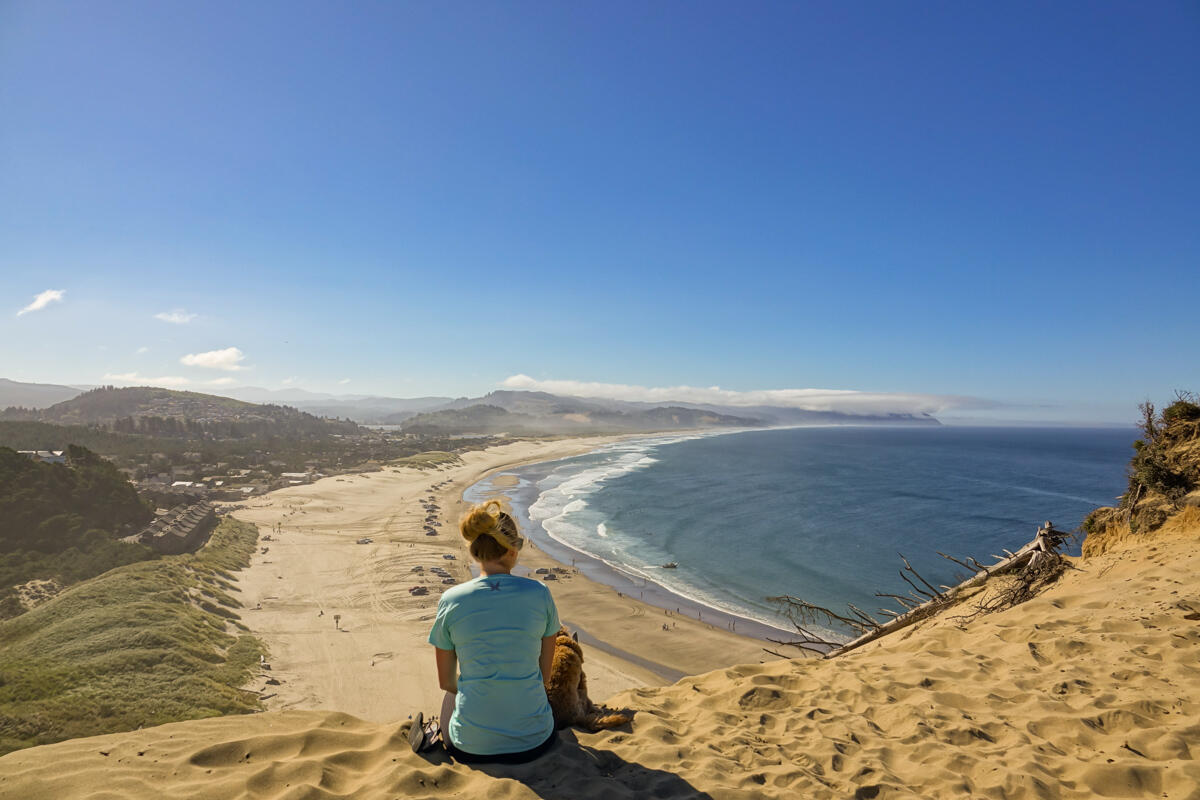 Pacific City from the Dune