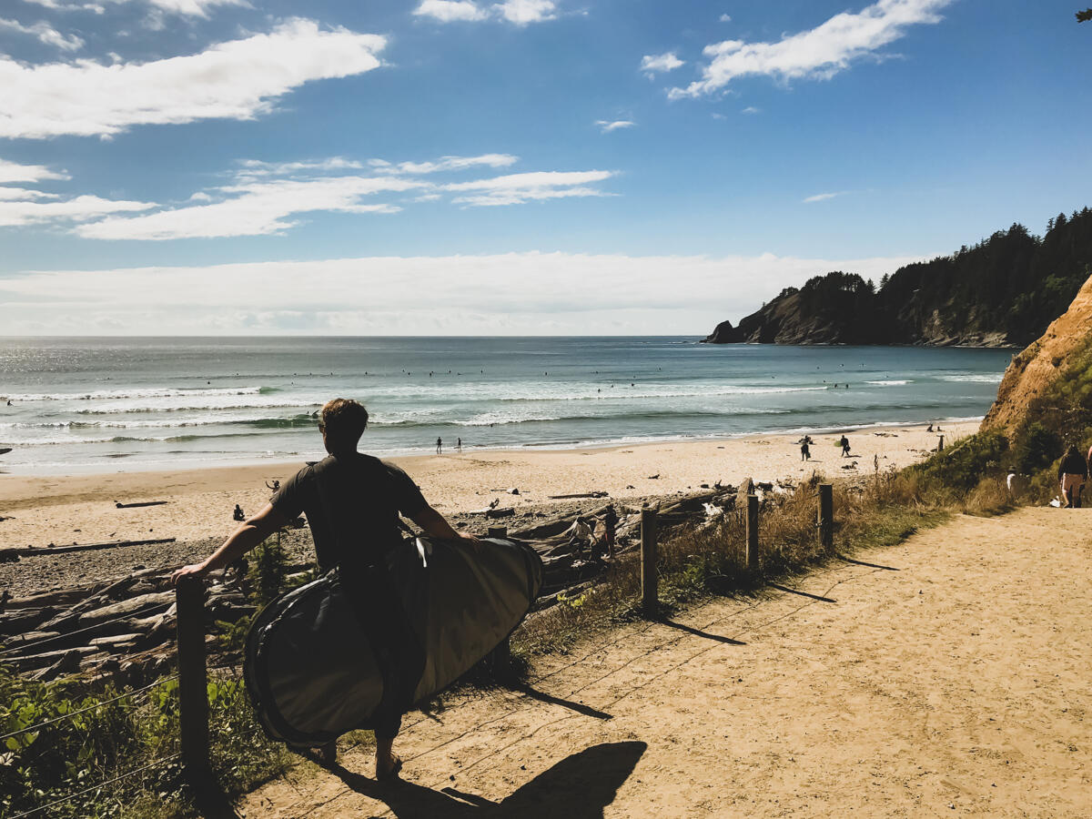 Surfing at Shorty's